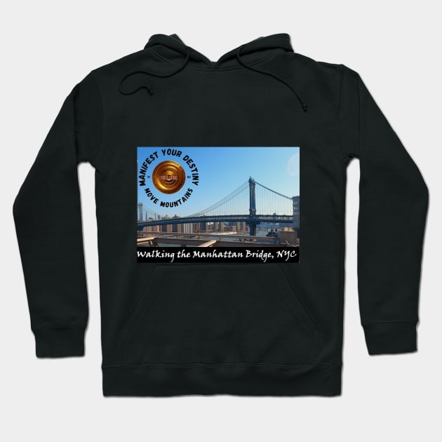 TRU3 Gong Manhattan Bridge, NYC Hoodie by TRU3 Gong